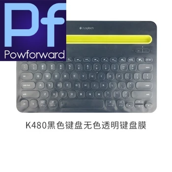 Área de trabalho do PC tampa do teclado Impermeável, à prova de poeira clara Protetor de Pele Para o Logitech Bluetooth Multi-Dispositivo de Teclado K480