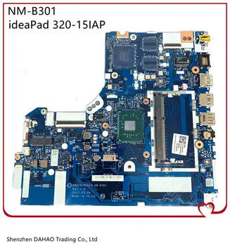 Para Lenovo ideaPad 320-15IAP Laptop placa-mãe 5B20P20644 DG424 DG524 NM-B301 Com intel N3350 CPU Totalmente e Testado
