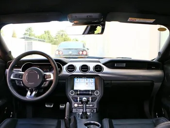 Carplay Android de 10 carros de Navegação GPS Para o Ford Mustang+ ZWNAV auto-rádio Multimédia player auto-rádio gravador de fita GT500
