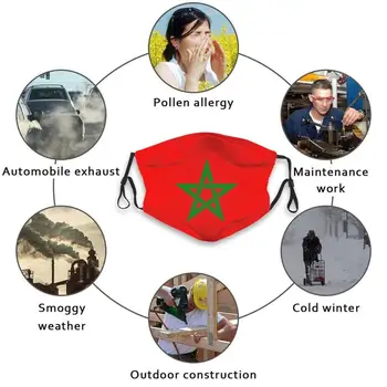 Moroccan Estrelas Design Personalizado Para A Criança Do Adulto Máscara Anti-Pó De Filtro De Impressão Lavável Máscara Facial Estrela Do Marrocos Marrocos Estrelas