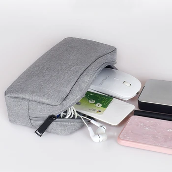 Do Poder do portátil de Saco Multiusos Saco de Armazenamento Bolsa de Viagem, Organizador do Mouse U-Disco de Linha de Dados de Pacote para Notebook Macbook Accessorie