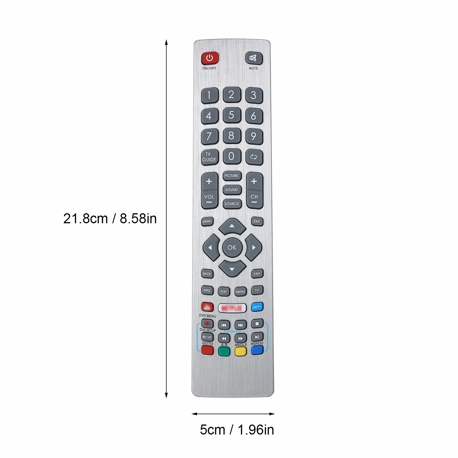 TV de Controle Remoto de Reposição para Sharp Controlador Remoto Portátil Compatível com o LC-32HG5141K LC-40UG7252E