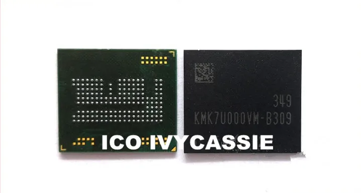 KMK7U000VM-B309 curso de mestrado erasmus mundus 8GB BGA162 de Memória Flash Nand de IC chip BGA emcp 64+8